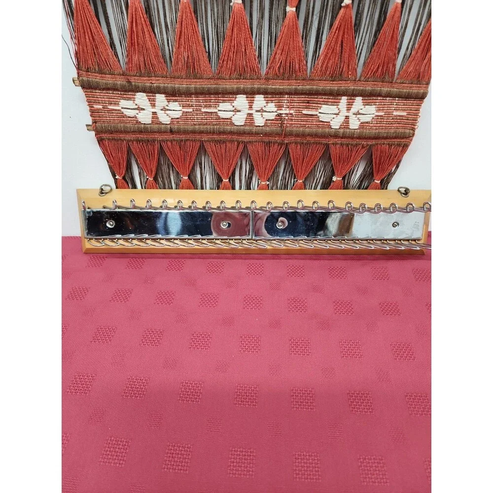 MCM Selectie Wooden Hanging Tie Rack Made In The USA 1950's